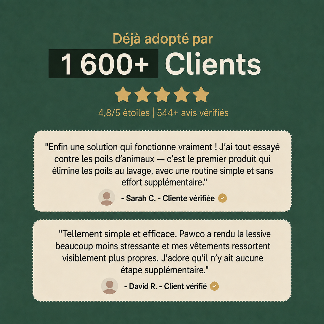 Dissolvant de poils d'animaux PawCo™