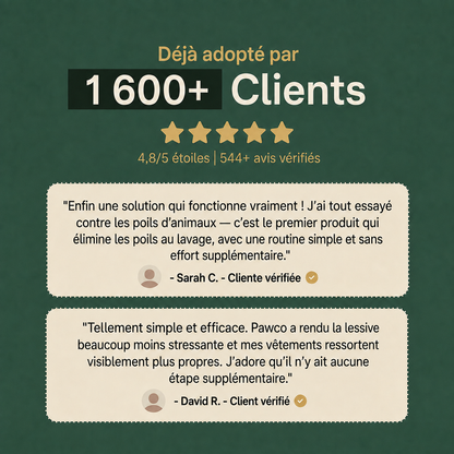 Dissolvant de poils d'animaux PawCo™