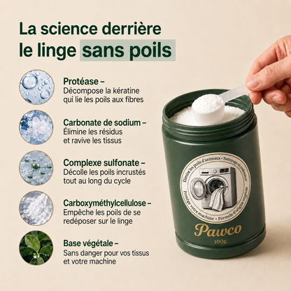 Dissolvant de poils d'animaux PawCo™